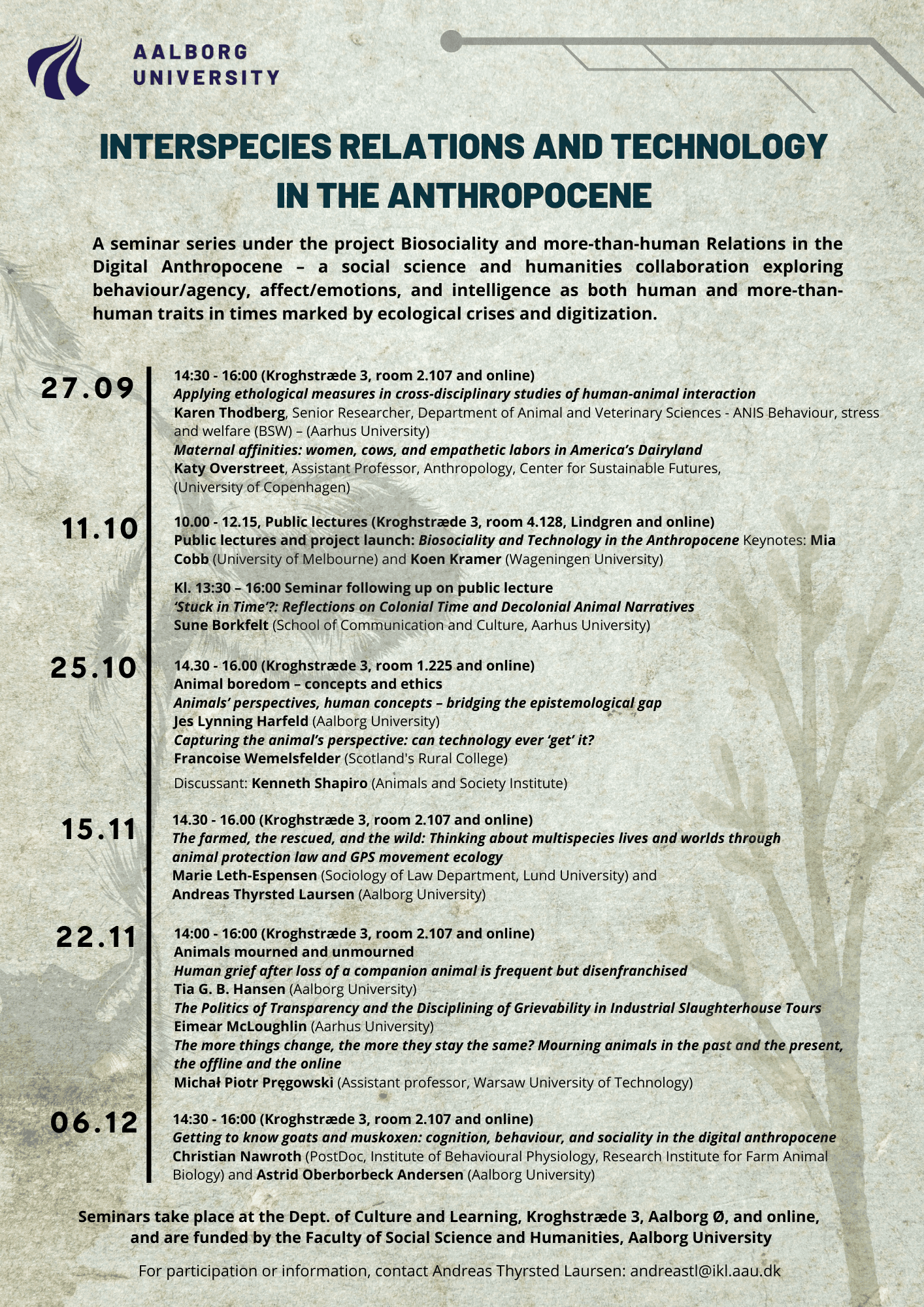 Interspecies Relations and Technology in the Anthropocene